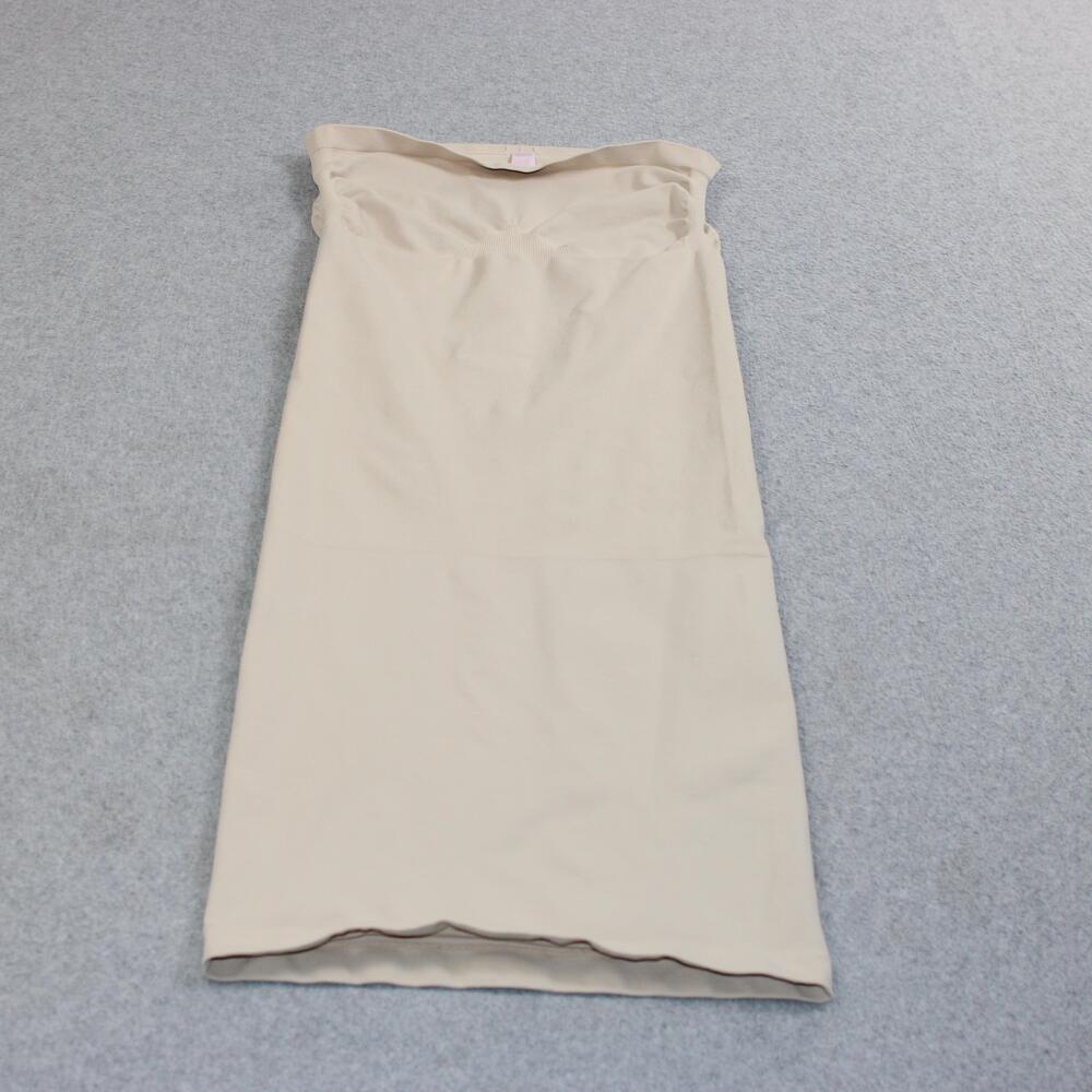 Victoria's Secret Full Slip Shapewear Women Large Beige Seamless Body Shaper Y2K